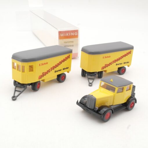 Wiking 1:87 27851 Hanomag Möbelzug Scholz Möbeltransporte in OVP RR1132