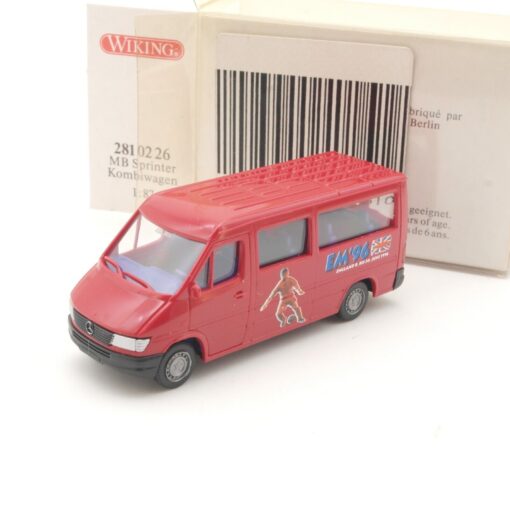 Wiking 1:87 281 02 26 Mercedes Benz Sprinter Kombiwagen EM 96 in OVP QR6429