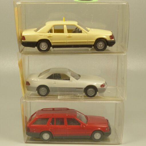 Wiking 1:87 3er-Pack ältere Mercedes PKW Modelle in OVP EX6017 – Bild 3