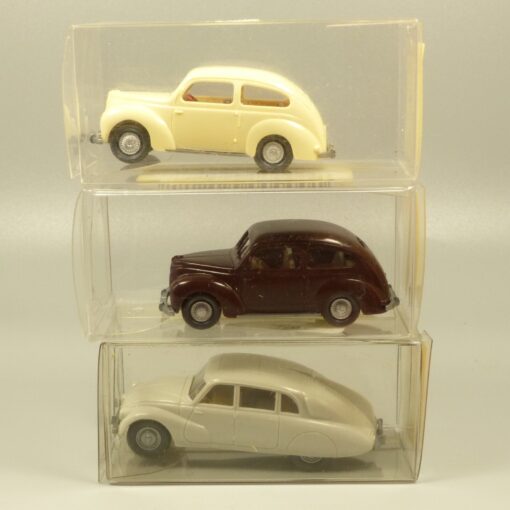 Wiking 1:87 3er-Pack ältere PKW Modelle Oldtimer in OVP EX6015