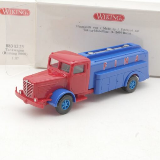 Wiking 1:87 883 02 25 Büssing 8000 Tankwagen Fina in OVP RR3378