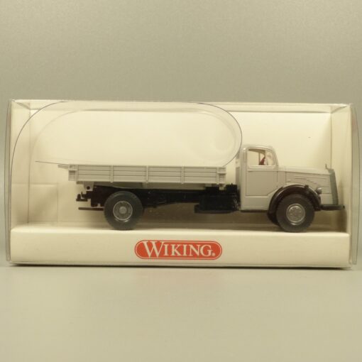 Wiking 1:87 8950122 MB L 6600 Pritschenkipper hellgrau in OVP EX7183 – Bild 4