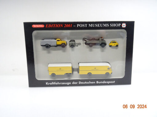 Wiking 1:87 H0 80-05 Set Kraftfahrzeuge der Deutschen Bundespost in OVP TF1020
