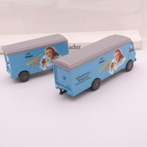 Wiking 1:87 Mercedes LP 312 Hängerzug Krombacher Pils 3410 in OVP RT3474 – Bild 3