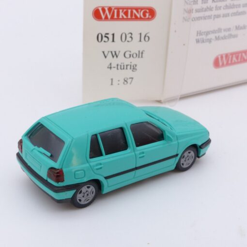 Wiking 1:87 Nr.: 0510316 VW Golf 4-türig lichtgrün, in OVP EX2888 – Bild 3