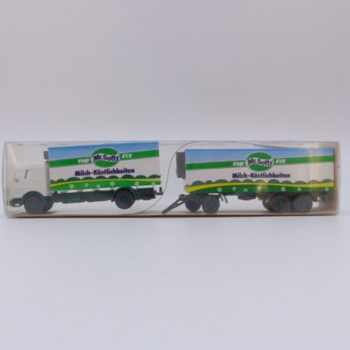 Wiking 1:87 Nr.: 30458 Mercedes 1635 Hängerzug Mr. Softy, in OVP EX2826
