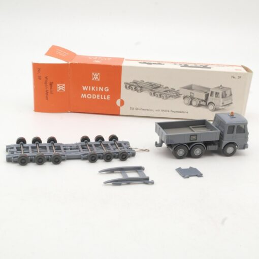 Wiking 1:87 Nr. 59 DB Straßenroller mit MAN Zugmaschine in OVP QR9485 – Bild 3