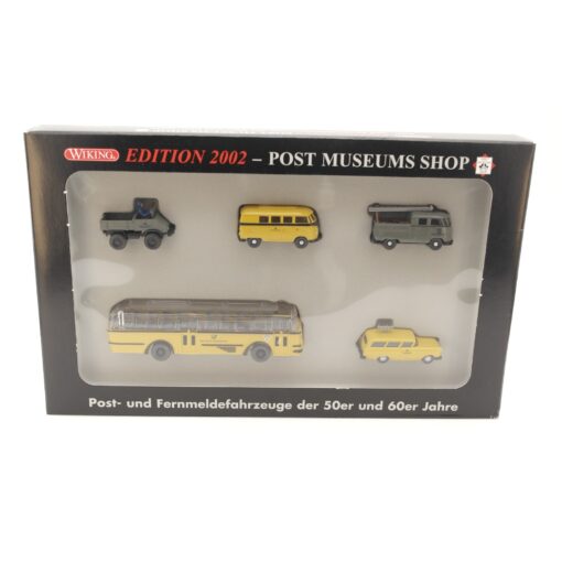Wiking 1:87 PMS 80-06 Edition 2002 Post u Fernmeldefahrzeuge in OVP RR1613
