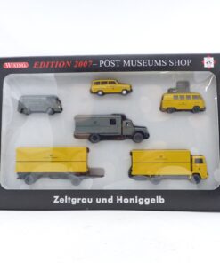 Wiking 1:87 PMS 80-12 Edition 2007 Fahrzeug-Set der Deutschen Post in OVP EX8510