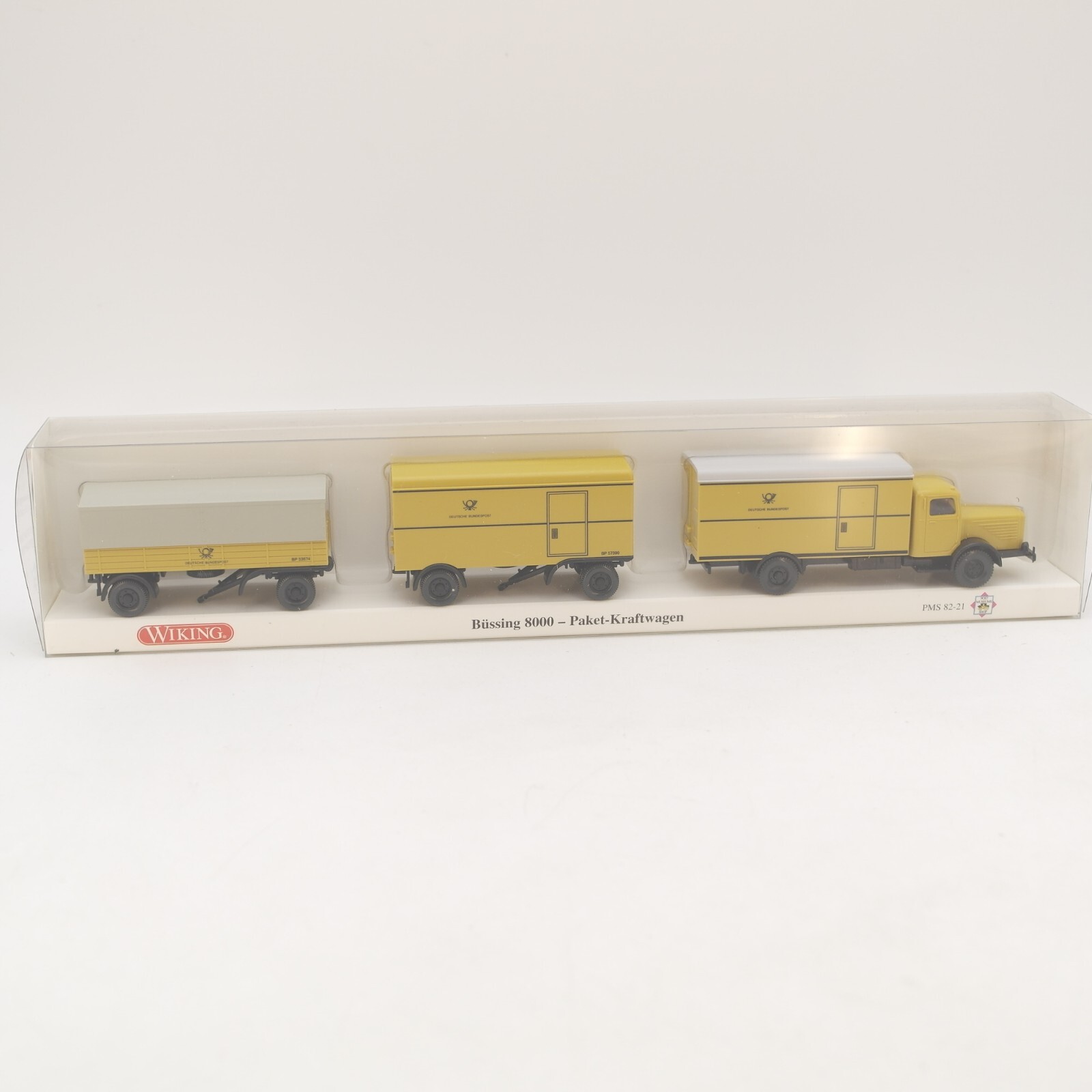 Wiking 1:87 PMS 82-21 Büssing 8000 Deutsche Post neuwertig in OVP RG8342