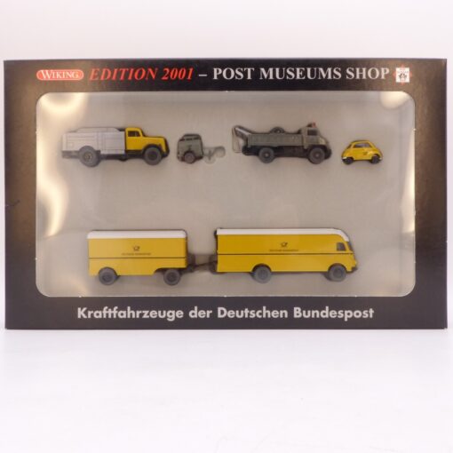 Wiking 1:87 Set PMS 80-05 Edition 2001 - 4 Fahrzeuge + 2 Anhänger, in OVP EB9510