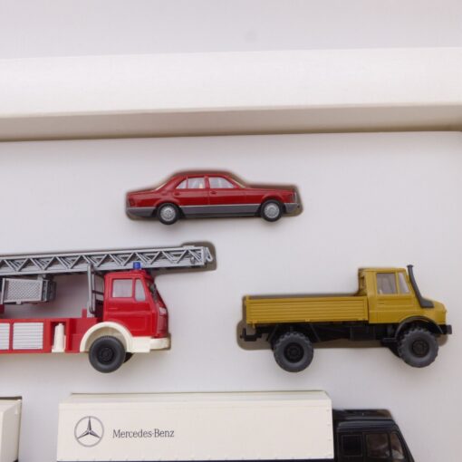 Wiking 1:87 Werbe-Set mit 6 Mercedes Benz Fahrzeugen in OVP EX4125 – Bild 4