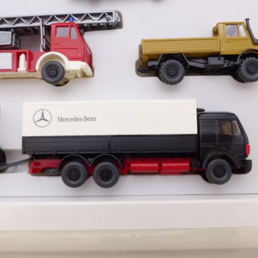 Wiking 1:87 Werbe-Set mit 6 Mercedes Benz Fahrzeugen in OVP EX4125 – Bild 5