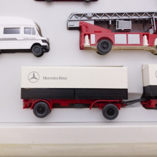 Wiking 1:87 Werbe-Set mit 6 Mercedes Benz Fahrzeugen in OVP EX4125 – Bild 6