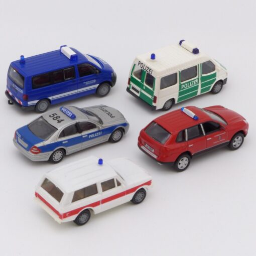5er Pack 1:87 diverse Einsatzwagen verschiedener Hersteller in Tüte o. EX4437 – Bild 3