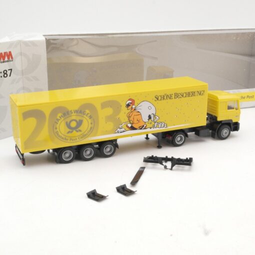 AMW 1:87 MAN Sattelzug schöne Bescherung 2003 in OVP QR313 – Bild 3