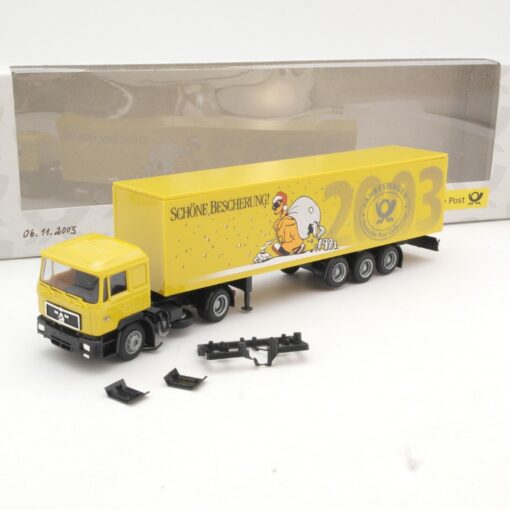 AMW 1:87 MAN Sattelzug schöne Bescherung 2003 in OVP QR313