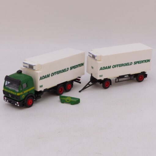 AMW / AWM 1:87 Mercedes SK Hängerzug Adam Offergeld, siehe Bilder o. EB9877