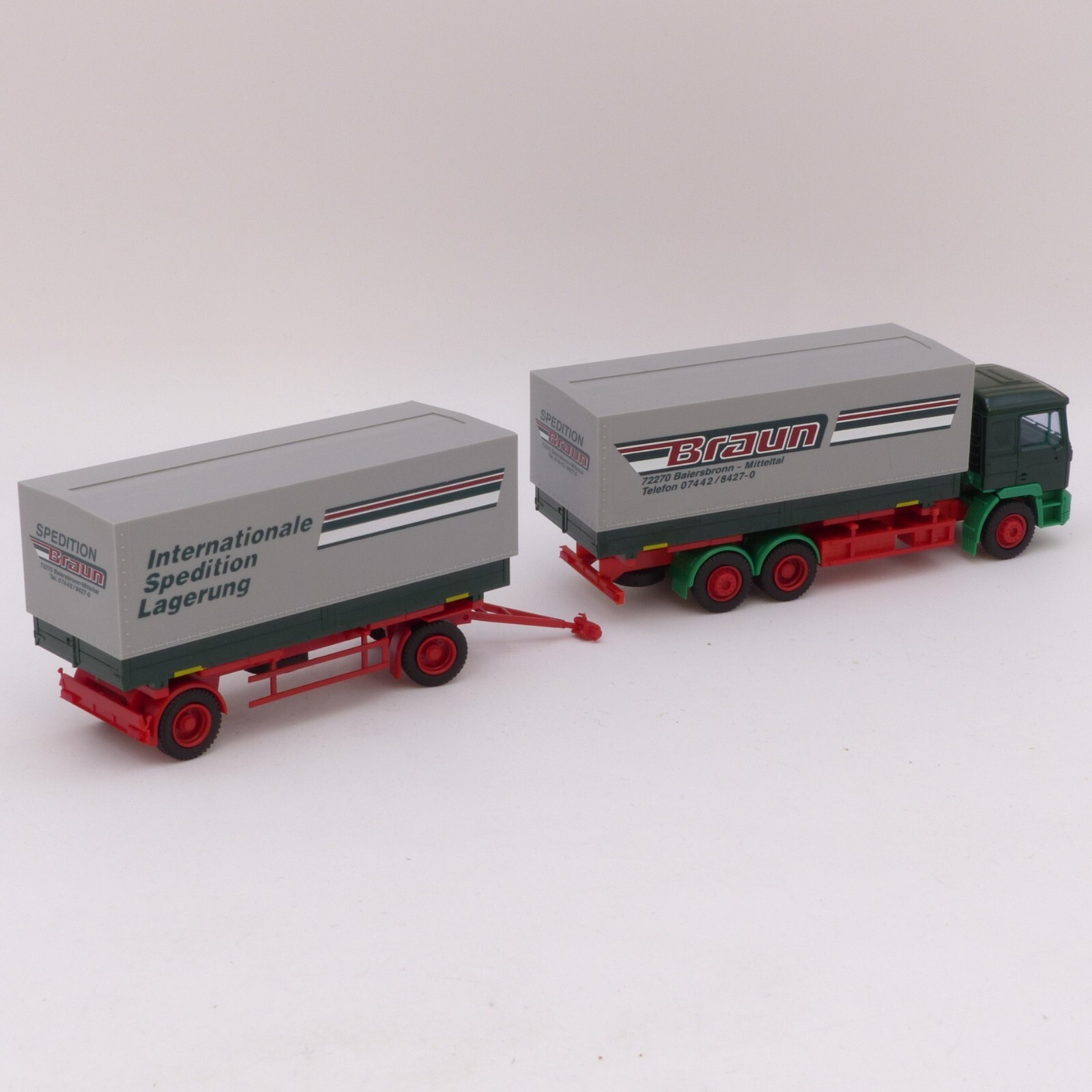 AMW / AWM 1:87 Nr.: 70177 MAN F90 Hängerzug Braun, siehe Bilder o. EX101 – Bild 3