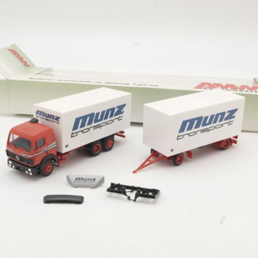 AWM 1:87 5618-2 MB Hängerzug Munz Transport in OVP QR7217