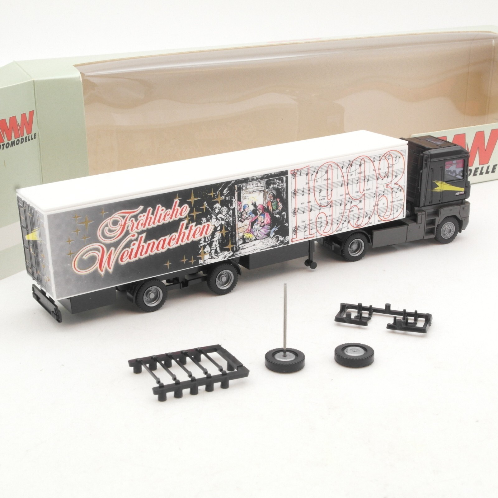 AWM / AMW 1:87 70302 Renault Ae 500 Sattelzug Weihnachten 1993 in OVP RA8773 – Bild 3