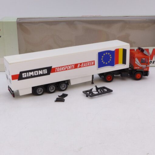 AWM / AMW 1:87 MAN F90 Sattelzug SIMONS Transports B-Raeren, in EVP EB7704 – Bild 3