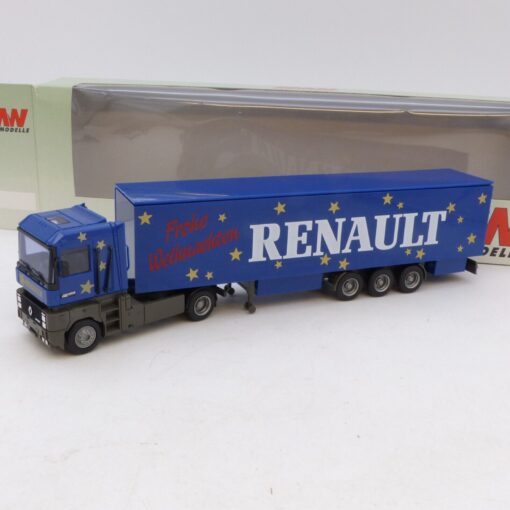 AWM / AMW 1:87 Renault AE Sattelzug Frohe Weihnachten RENAULT, in EVP EB7698