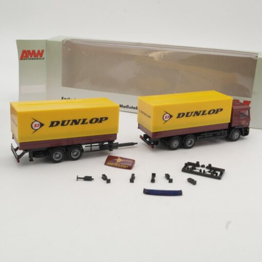 AWW 1:87 6361.01 MAN Hängerzug Dunlop in OVP QR6361 – Bild 3