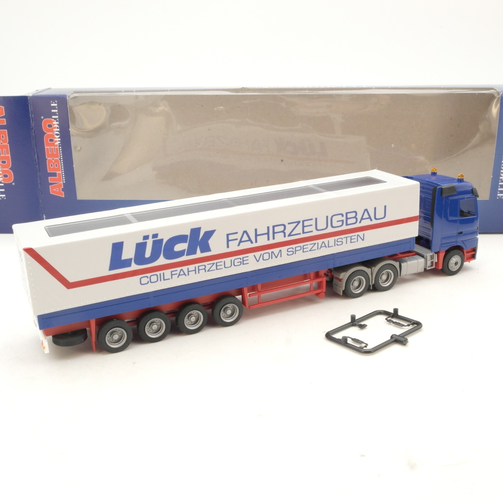 Albedo 1:87 250158 MB Sattelzug Lück Fahrzeugbau in OVP QR1204 – Bild 3