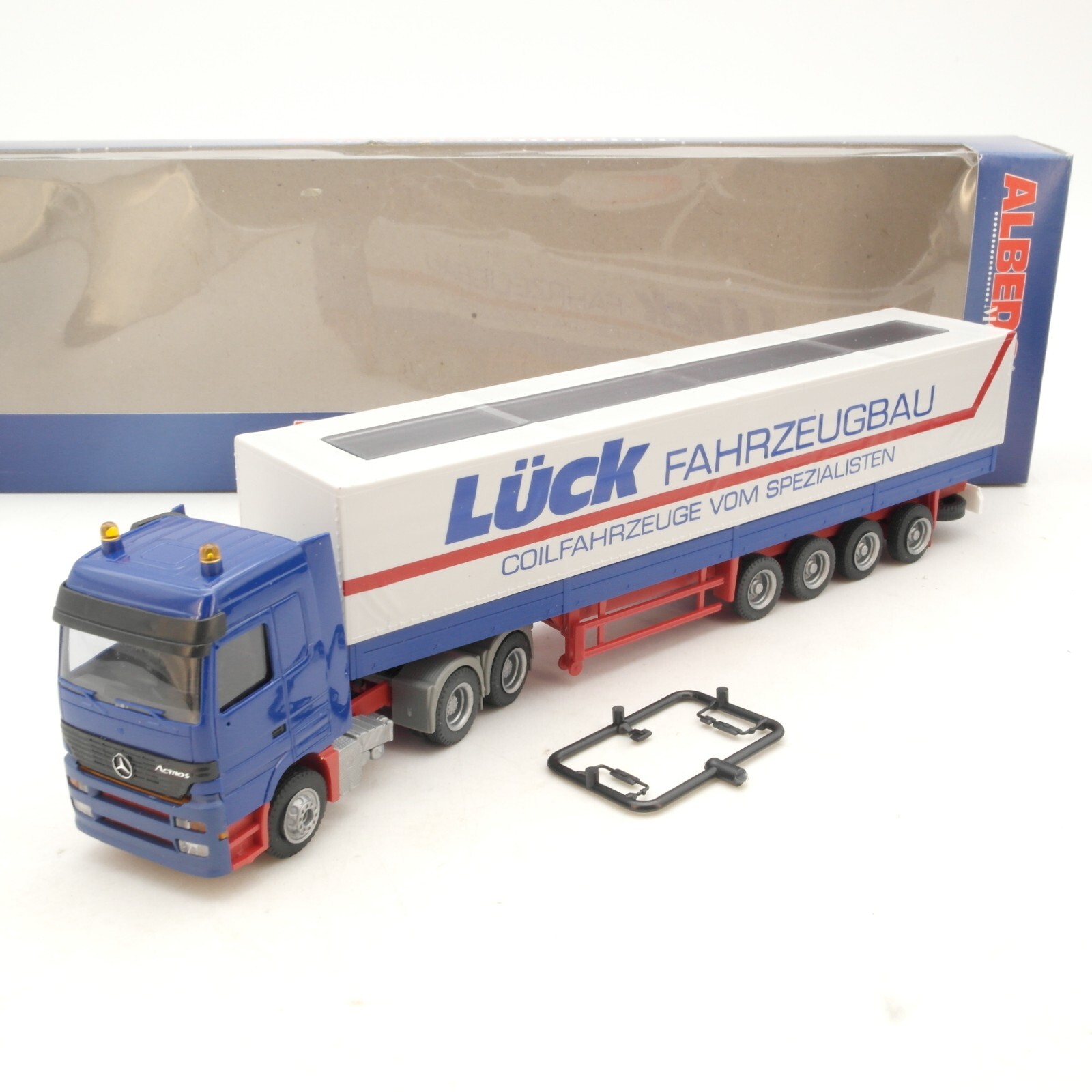 Albedo 1:87 250158 MB Sattelzug Lück Fahrzeugbau in OVP QR1204