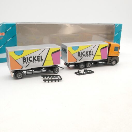 Albedo 1:87 Renault AE Magnum Hängerzug Bickel Spedition in OVP RG9176 – Bild 3