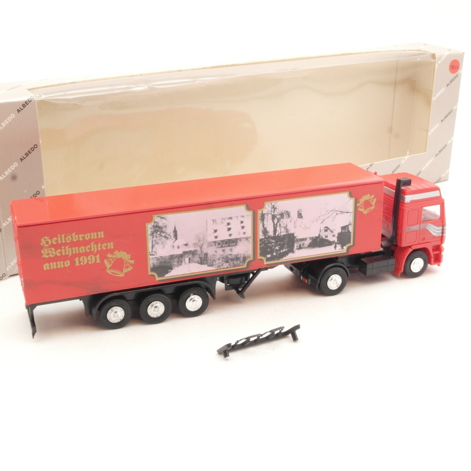 Albedo 1:87 Volvo Sattelzug Weihnachten anno 1991 in OVP RA9003 – Bild 3