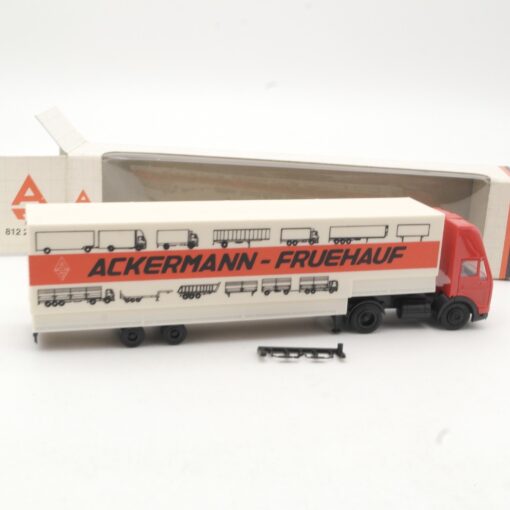 Albedo 1:87 Werbemodell MB NG Sattelzug Ackermann Fruehauf in OVP RR602 – Bild 3