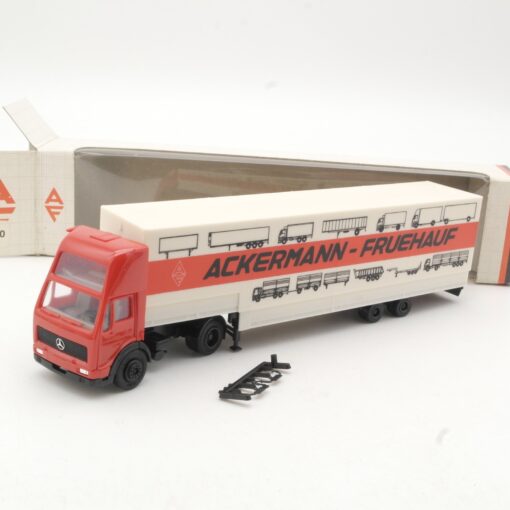 Albedo 1:87 Werbemodell MB NG Sattelzug Ackermann Fruehauf in OVP RR602