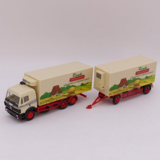 Albedo / Herpa 1:87 Nr.: 200238 Mercedes SK HD Hängerzug Rümke, s. Bilder o.EX85