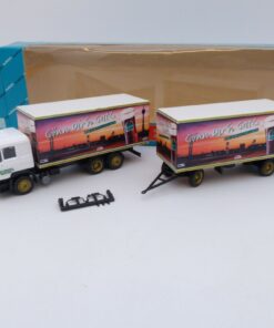 Albedo / Herpa 1:87 Nr.: 200312 MAN F90 Hängerzug Gönn Dir´n Gatz, in OVP EB105