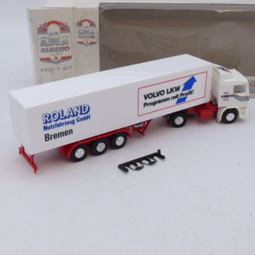 Albedo / Herpa 1:87 Werbemodell Volvo F10 Sattelzug Roland Bremen, in OVP EB1903 – Bild 3