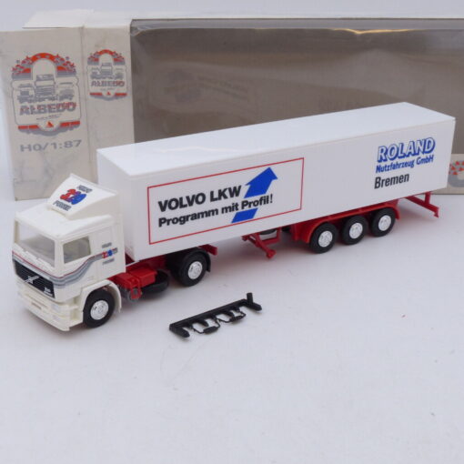 Albedo / Herpa 1:87 Werbemodell Volvo F10 Sattelzug Roland Bremen, in OVP EB1903