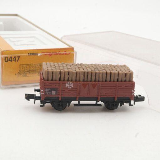Arnold N 0447 offener Güterwagen Hochbord mit Ladung in OVP QR9997