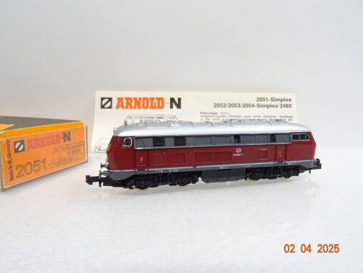 Arnold N 2051 Diesellok BR 217 001-7 der DB mit Simplex-Kupplung in OVP LE9899