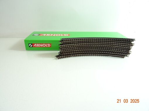 Arnold Spur HN 8007 Gebogenes Gleis 11 Stück siehe Foto in OVP CK6875