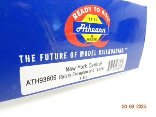 Athearn H0 ATH93806 US Schneeschleuder X-670 mit Tender NYC in OVP LE9543 – Bild 6