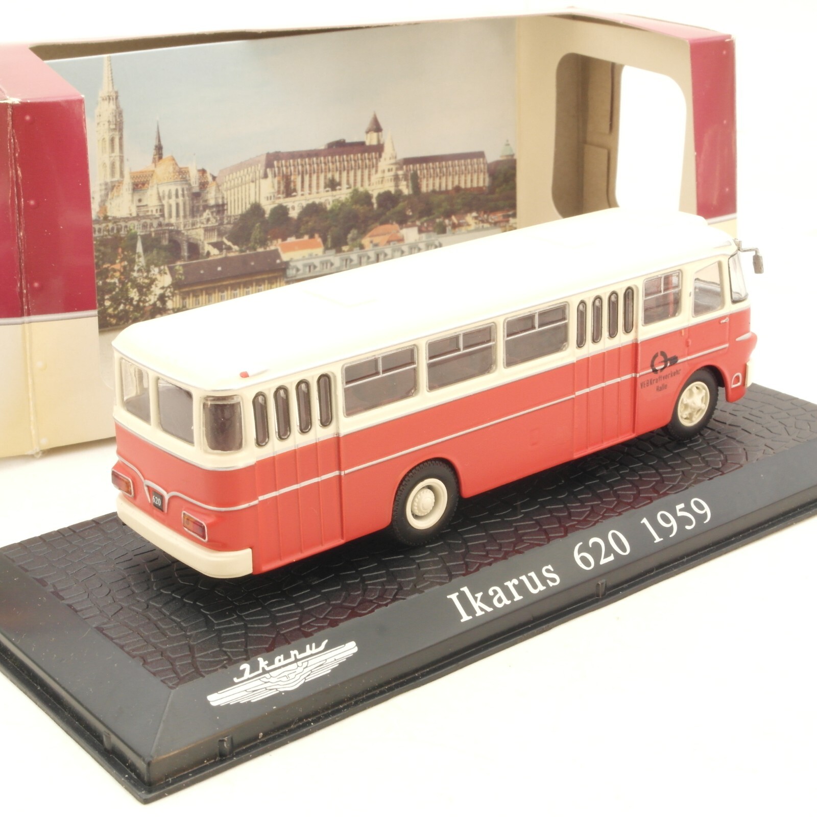 Atlas 1:72 3 570 001 Ikarus 620 1959 Bus VEB Kraftverkehr Halle in OVP RG4982 – Bild 3
