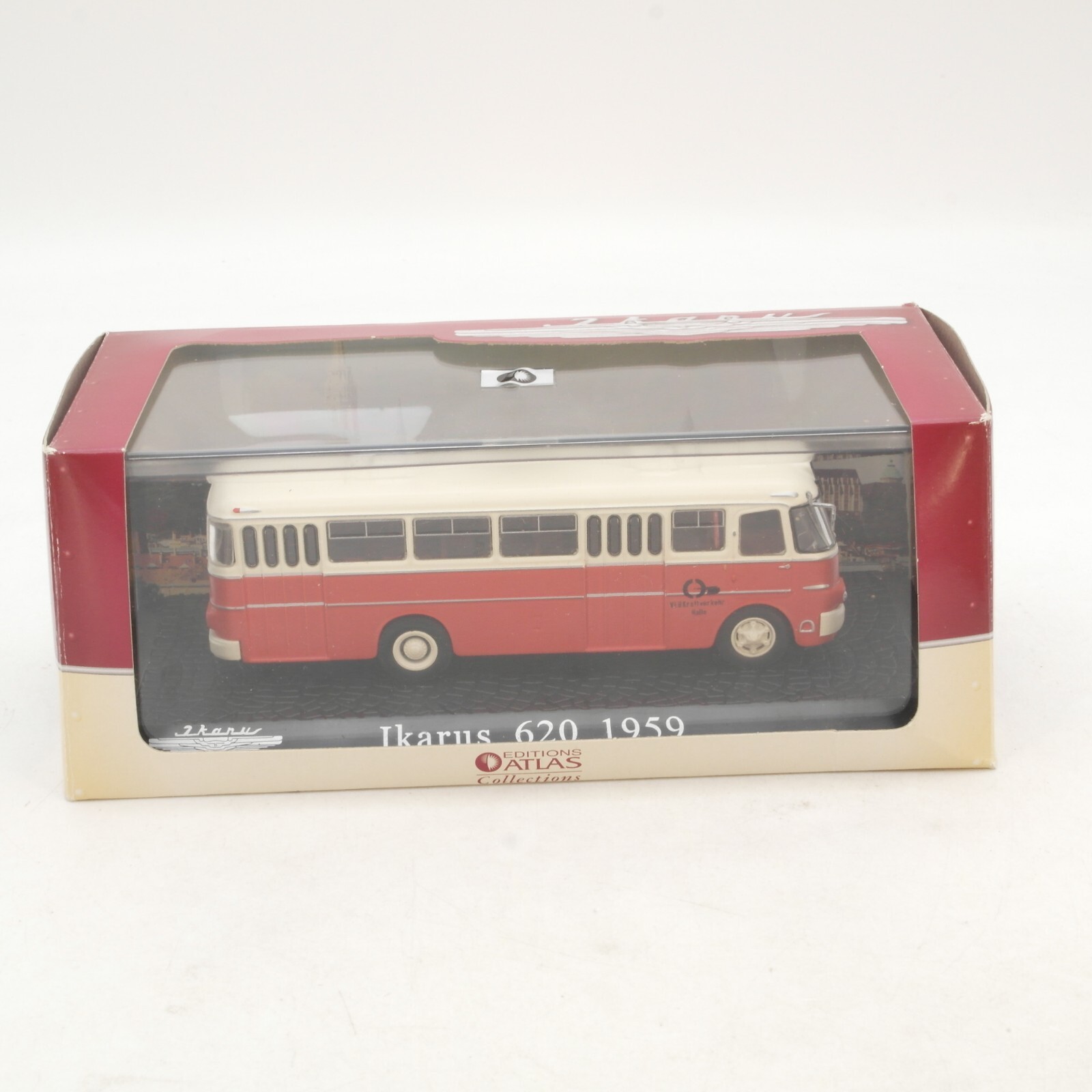 Atlas 1:72 3 570 001 Ikarus 620 1959 Bus VEB Kraftverkehr Halle in OVP RG4982 – Bild 5