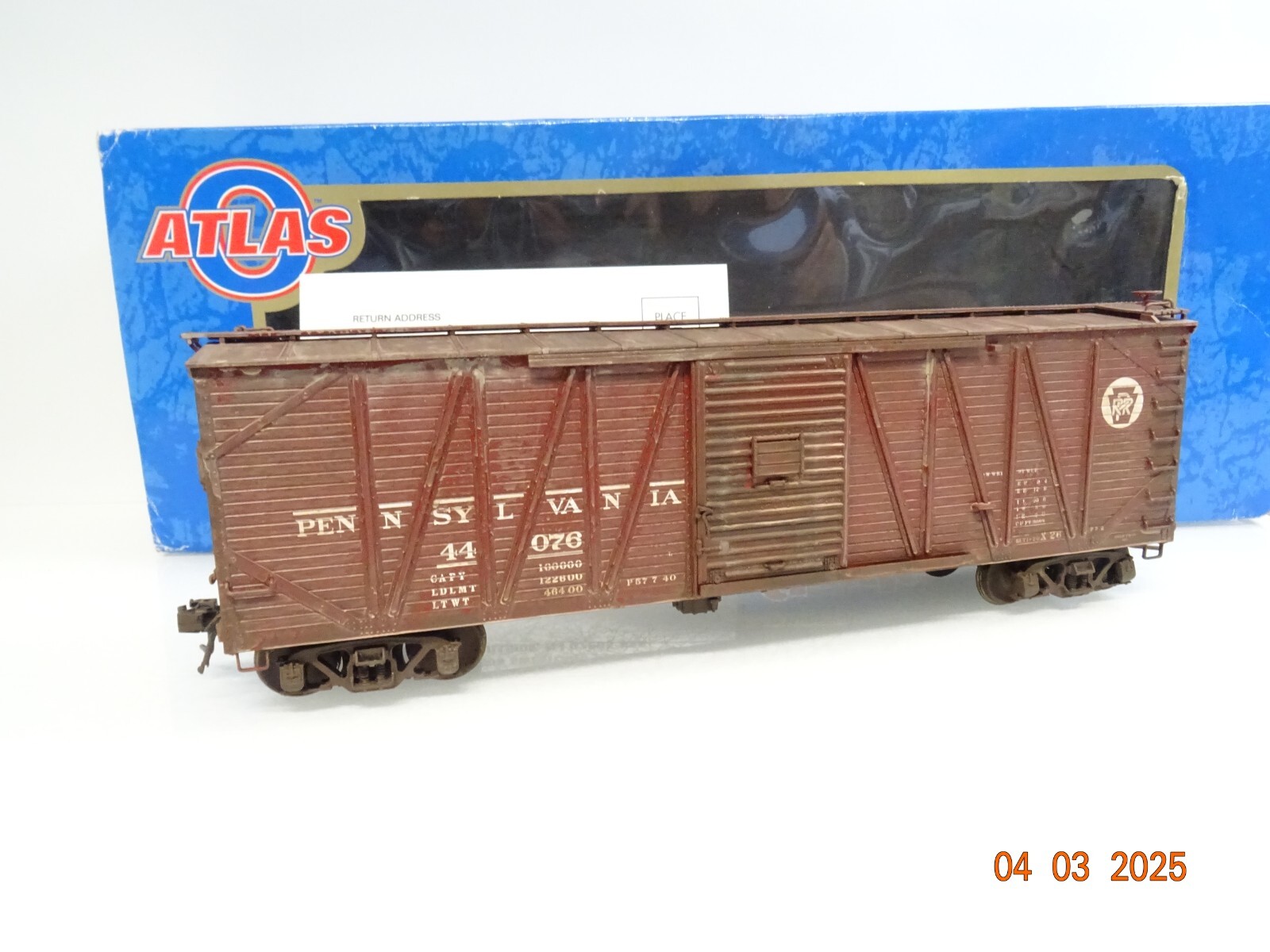 Atlas Spur 0 7454-1 USRA Güterwagen Pennsylvania Top-Patiniert in OVP LE9101