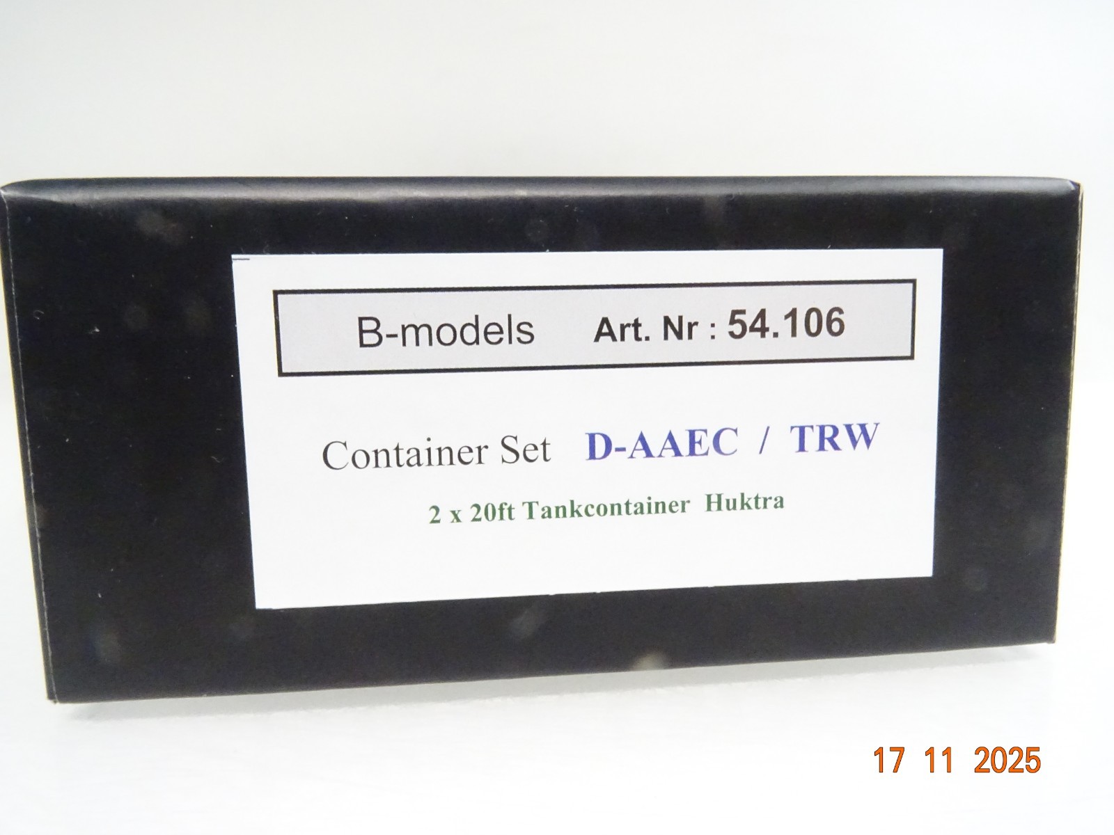 B-Models H0 54.106 Containertragwagen der D-AAEC / TRW in OVP JL4519 – Bild 3