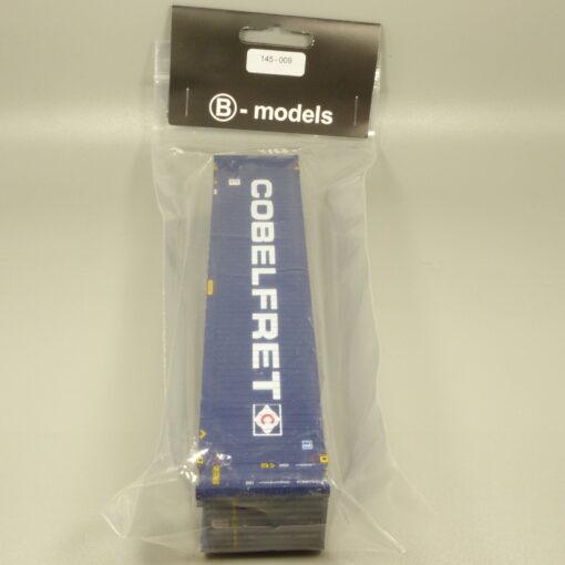 B-Models Spur H0 1:87 145-009 45´ Container Cobelfret in OVP EX7091 – Bild 4