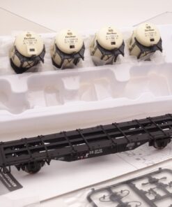 BRAWA H0 49112 Behältertragwagen Tucher der DB neuwertig in OVP QR131