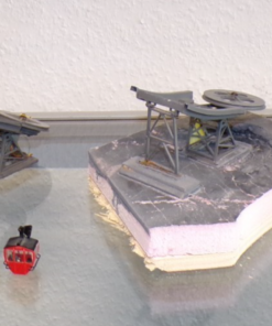 BRAWA Spur H0 6290 Kanzelwandseilbahn aus Anlagenrückbau siehe Foto PK3185 o.