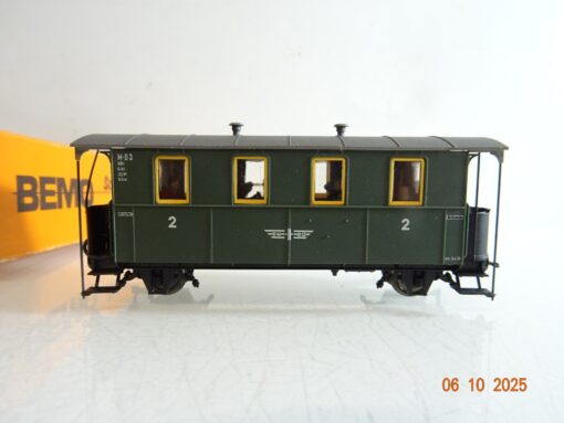 Bemo H0e  3004 Personenwagen 2.Kl. der SWEG in OVP BH397 – Bild 3